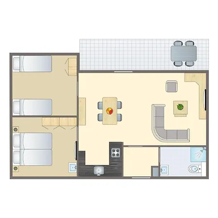 4-person Bungalow In The Holiday Park Landal Hochwald 酒店 *