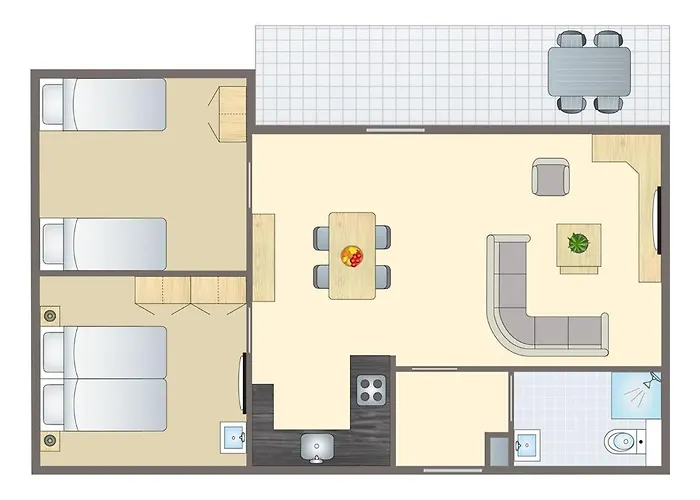 4-person Bungalow In The Holiday Park Landal Hochwald Hotel *